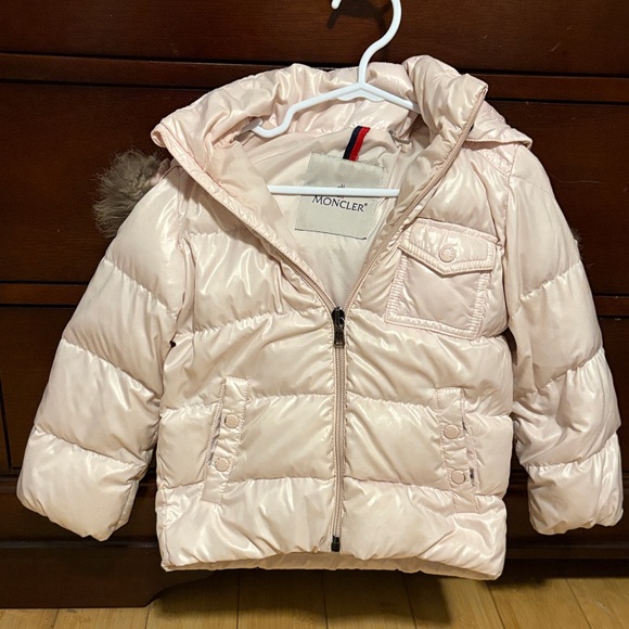 Moncler Light Pink Quilted Jacket - Picture 1 of 11